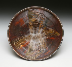 Advent Carved Bird Bowl