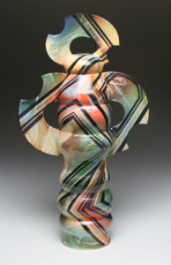 Black Stripe Jar