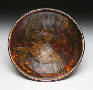 Carved Bird Bowl