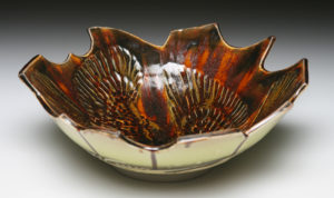 Carved Edge Bird Bowl