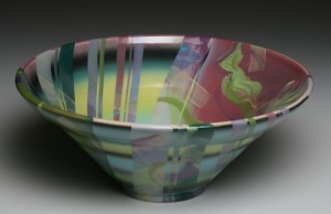 Green Stripe Bowl