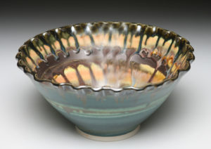 Poured Glaze Bowl 2