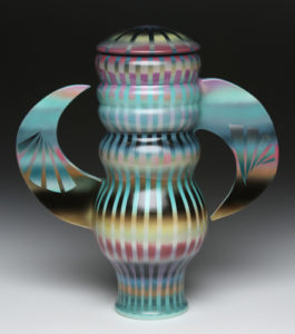 crescent stripe jar