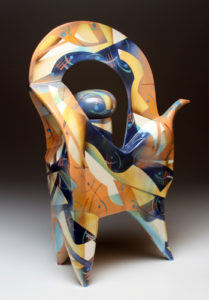pyramid teapot