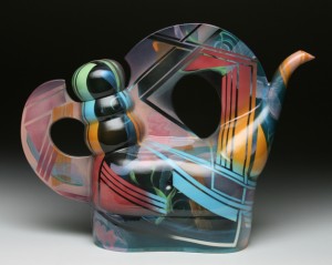 rainbow teapot